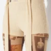 Le short beige à patch Gaultier Le short beige à patch Gaultier