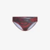 Le slip de bain à roses floues rouges
