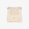 Le soutien-gorge beige à patch Gaultier