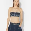 Le soutien-gorge en denim à effet trompe-l’œil Le soutien-gorge en denim à effet trompe-l’œil
