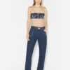 Le soutien-gorge en denim à effet trompe-l’œil Le soutien-gorge en denim à effet trompe-l’œil