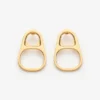 Les boucles d’oreilles « anneaux de canette » dorées Les boucles d’oreilles « anneaux de canette » dorées