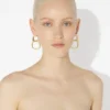 Les boucles d’oreilles « anneaux de canette » dorées Les boucles d’oreilles « anneaux de canette » dorées