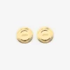 Les boucles d’oreilles Can dorées Les boucles d’oreilles Can dorées
