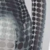Réédition – Haut en maille avec imprimé pois noir et blanc