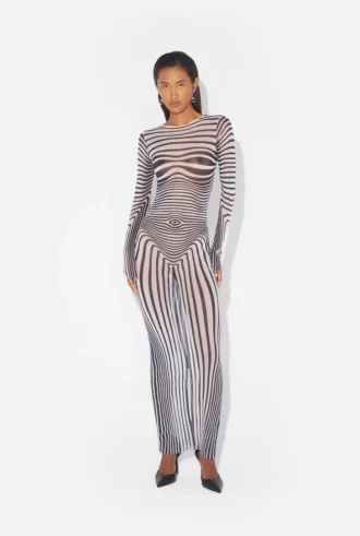 Réédition – la robe Body Morph bleu marine