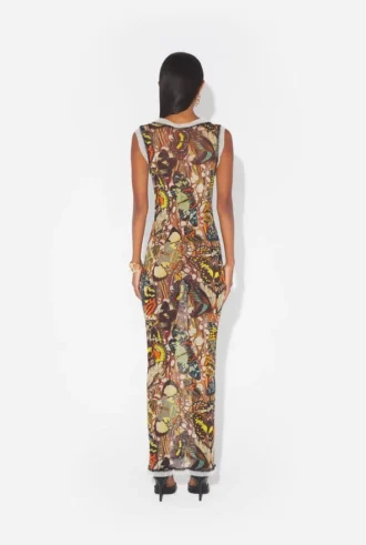 Réédition – la robe papillon jaune