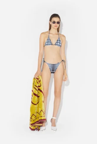 Réédition – le bikini à pois noirs et blancs Réédition – le bikini à pois noirs et blancs