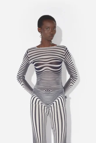Réédition – le haut bleu marine Body Morph