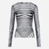 Réédition – le haut bleu marine Body Morph Réédition – le haut bleu marine Body Morph