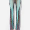 Réédition – le pantalon à imprimé pois bleus