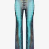 Réédition – le pantalon à imprimé pois bleus
