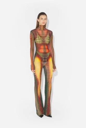 Réédition – le pantalon à pois marron