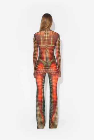 Réédition – le pantalon à pois marron