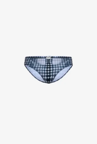 Réédition – Le slip de bain à pois noirs et blancs