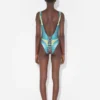 Réédition – Maillot de bain à pois bleus