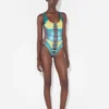 Réédition – Maillot de bain à pois bleus