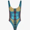 Réédition – Maillot de bain à pois bleus