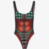 Réédition – Maillot de bain à pois marron