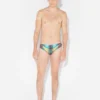 Réédition – Slip de bain à pois bleus Réédition – Slip de bain à pois bleus