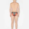 Réédition – Slip de bain à pois marron Réédition – Slip de bain à pois marron