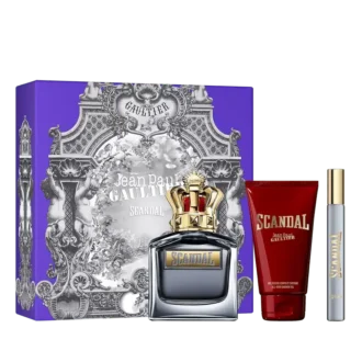 Scandal Pour Homme 100 ml, gel douche 75 ml et eau de toilette